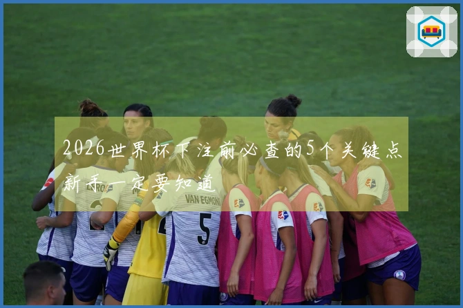 2026世界杯下注前必查的5个关键点新手一定要知道